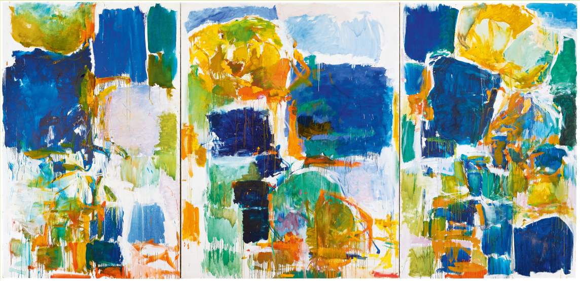 Bonjour, Julie, 1971, abstract painting by artist Joan Mitchell