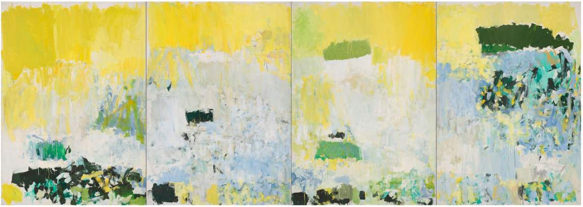 Salut Tom, 1978, abstract painting by artist Joan Mitchell