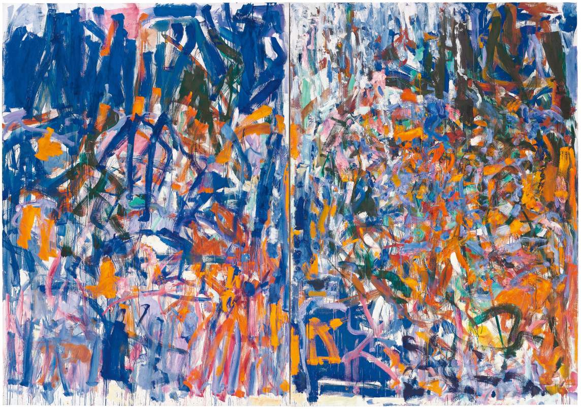 Weeds, 1976, abstract painting by artist Joan Mitchell