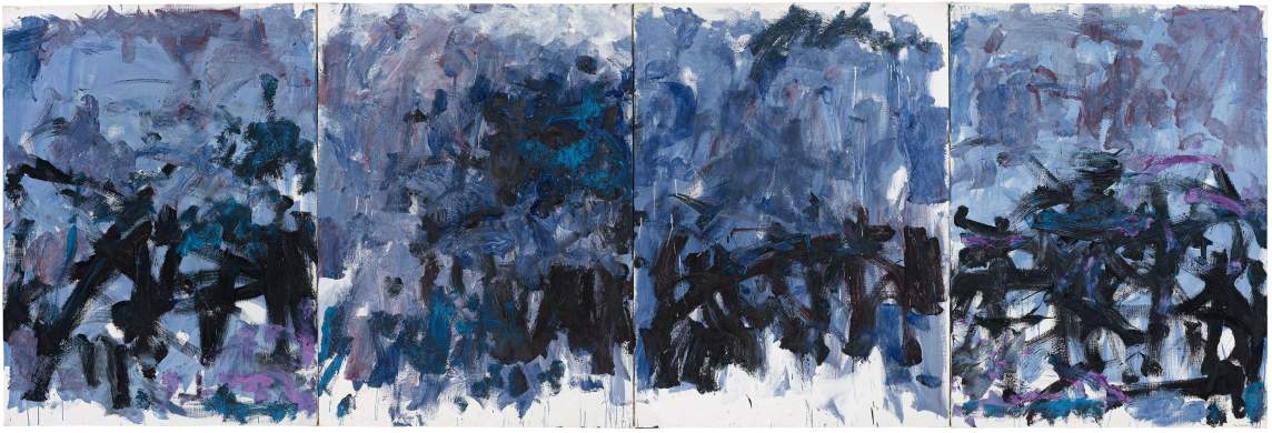 The Lake, 1981, abstract painting by artist Joan Mitchell