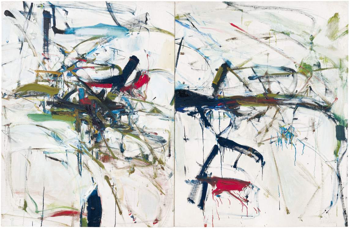 The Bridge, 1956, abstract painting by artist Joan Mitchell