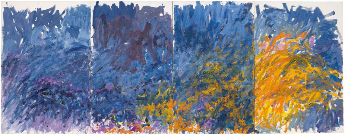 Edrita Fried, 1981, abstract painting by artist Joan Mitchell