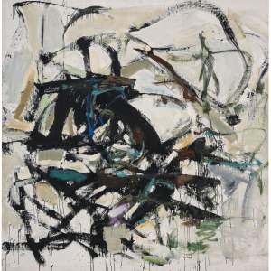 Slate, 1959, abstract painting by artist Joan Mitchell