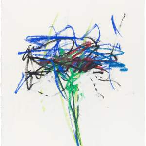 Untitled, 1992, abstract artwork on paper by artist Joan Mitchell