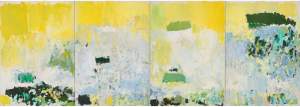 Salut Tom, 1978, abstract painting by artist Joan Mitchell