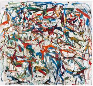 Evenings on 73rd Street, 1957, abstract painting by artist Joan Mitchell