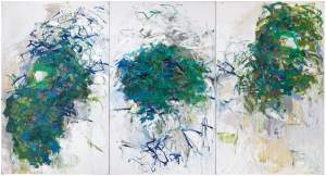 Chicago, 1966, abstract painting by artist Joan Mitchell