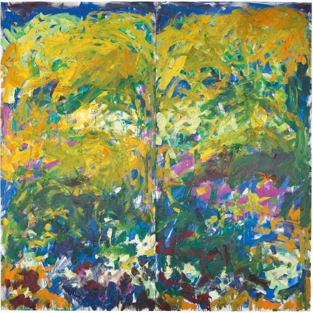 La Grande Vallée IX, 1983, abstract painting by artist Joan Mitchell