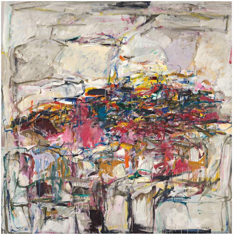 City Landscape, 1955, abstract painting by artist Joan Mitchell