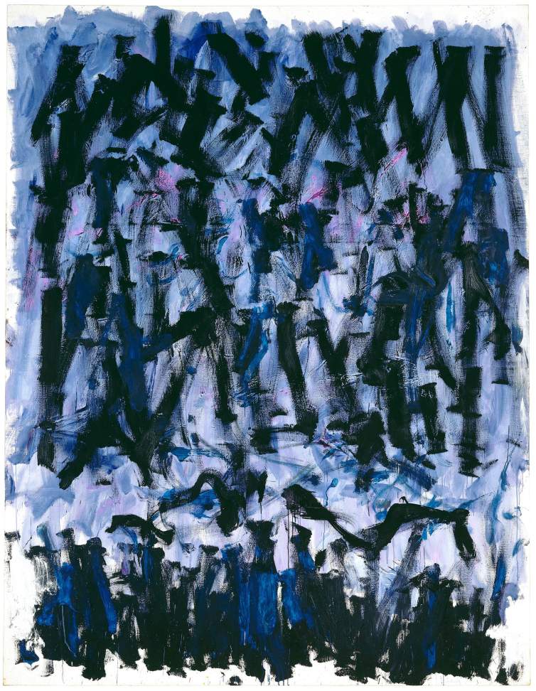 No Daisies, 1980, abstract painting by artist Joan Mitchell