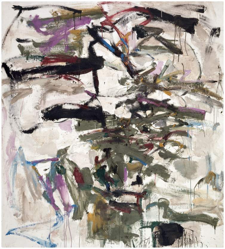 Méphisto, 1958, abstract painting by artist Joan Mitchell