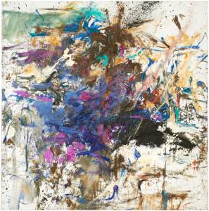 Lucky Seven, 1962, abstract painting by artist Joan Mitchell