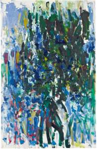 Green Tree, 1976, abstract painting by artist Joan Mitchell