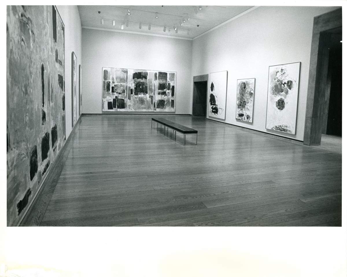 Installation view of the exhibition "Joan… Joan Mitchell