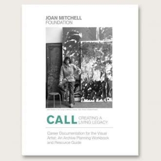 Cover image of the CALL Career Documentation workbook, with the book title and an image of Joan Mitchell.